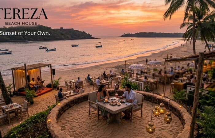 Beach Side Restaurant in Goa